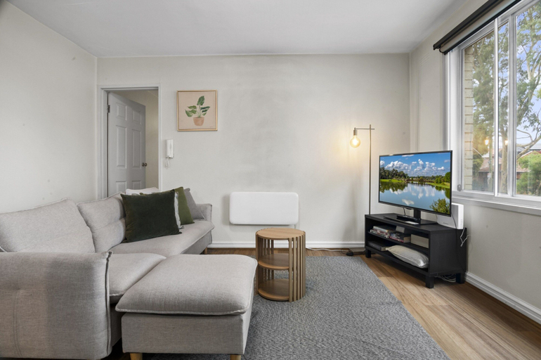 Living room 2, Convenient 2-bed Retreat in Flemington, Melbourne