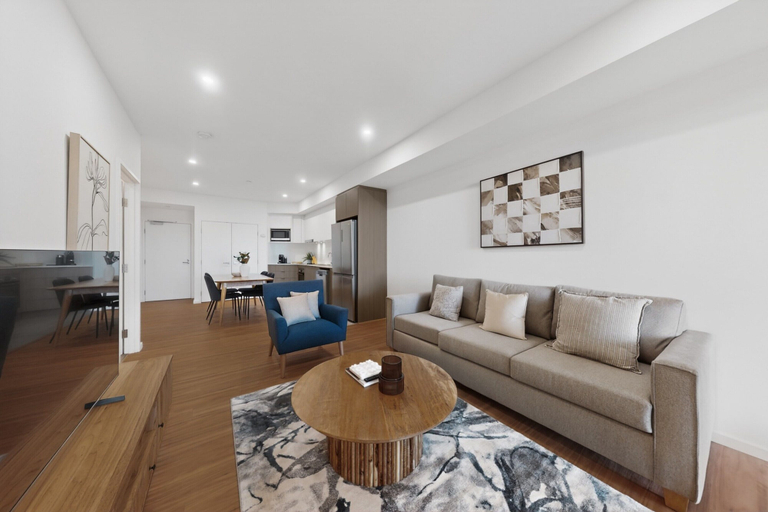 Living room 5, Bright Newly 2 Bed Apartment With Balcony Views, Perth