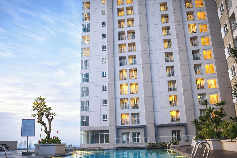 Exterior 2, Compact And Warm 2Br At Apartement Skyland City Jatinangor, Sumedang