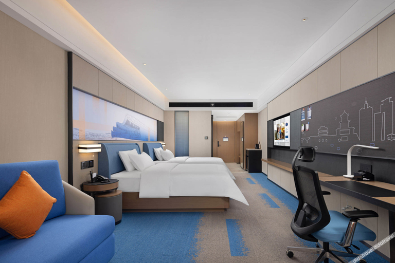 Bedroom 2, Hampton by Hilton Jieyang Railway Station, Jieyang
