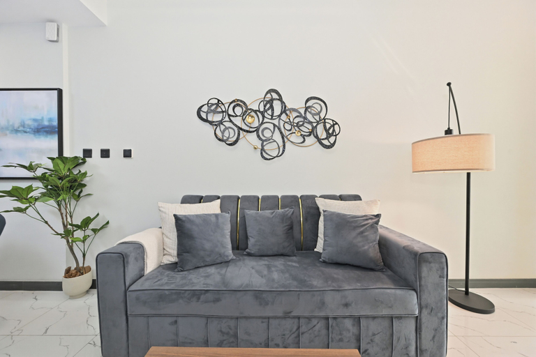 Living area 2, Bloomfields Amazing 1BR in Rukan, Dubai
