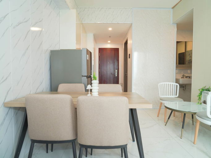 Dining room 5, Tranquil 2Br For 3 Pax At Sky House Alam Sutera Apartment, Tangerang
