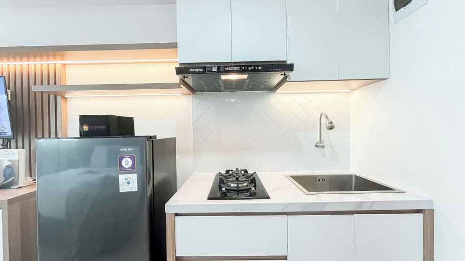 Interior 2, Homey And Minimalist Studio At Apartment Cisauk Point, Tangerang