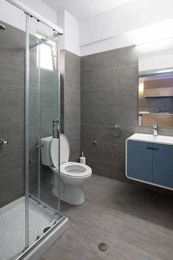 Bathroom 5, Vergina Sun Hotel Apartments, South Aegean