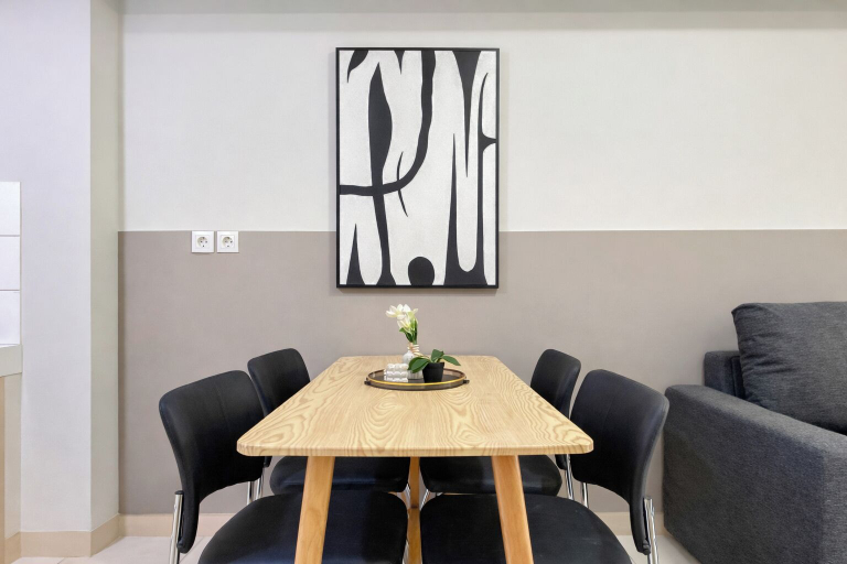 Dining room 4, Fully Furnished 2Br Apartment At Springlake Summarecon Bekasi, Bekasi