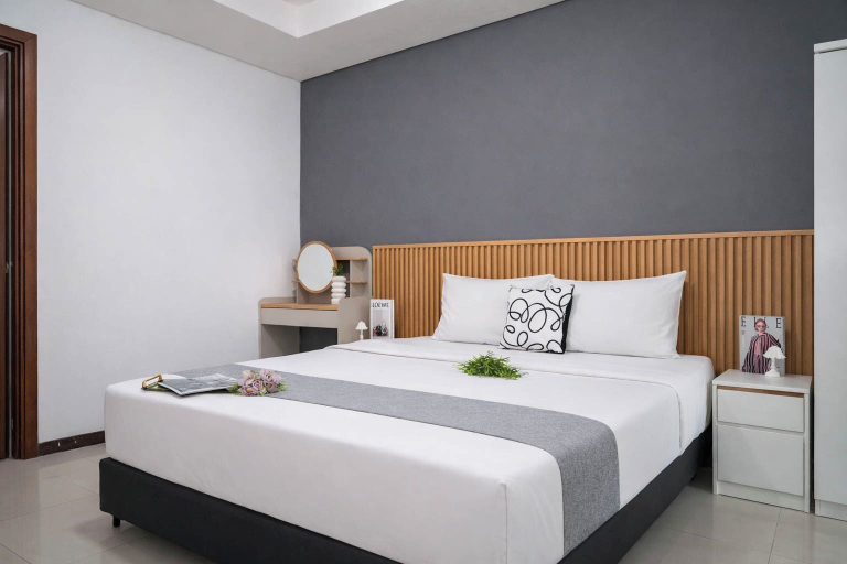 Room 5, Restful 2Br With Sea View At Apartment Green Bay Condominium, Jakarta Utara