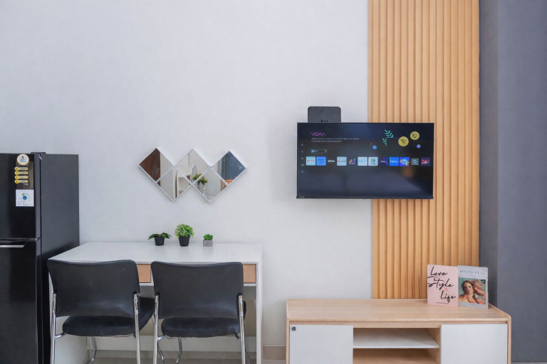 Living area 2, Tranquil Studio At Vasaka Solterra Apartment, South Jakarta