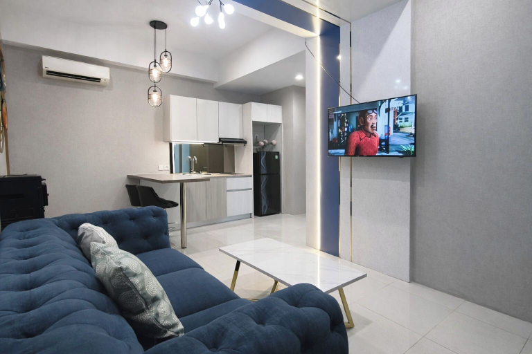 Living area 3, Modern Look 2Br Apartment At The Wahid Private Residence, Medan