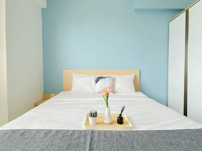 Room 5, Cozy With Blue Accent 2Br At Podomoro Golf View Apartment, Bogor