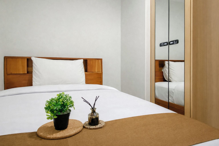 Room 2, Contemporary And Restful 2Br At Apartment Anwa Residence, Tangerang Selatan
