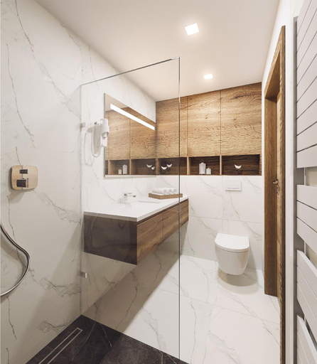 Bathroom 2, Meta Apartments, Bielsko