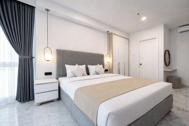 Room 5, Spacious 2Br Apartment At Condomonium Podomoro City Deli Medan, Medan