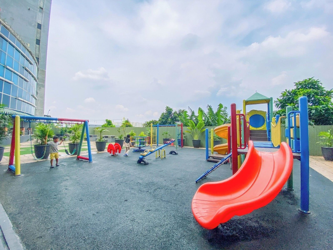 Children's play area - outdoor, Cozy Designed 2Br Apartment For 6 Pax At Nifarro Park, Jakarta Selatan
