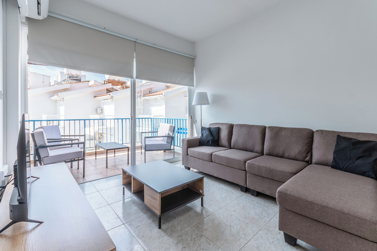 Living area 3, Beach Escape Apartment, Larnaca