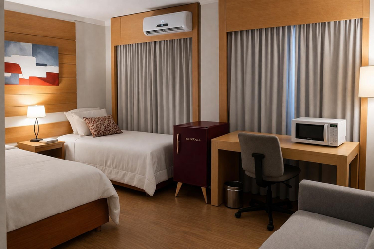Bedroom 3, Flat Hotel Aeroporto Congonhas, São Paulo