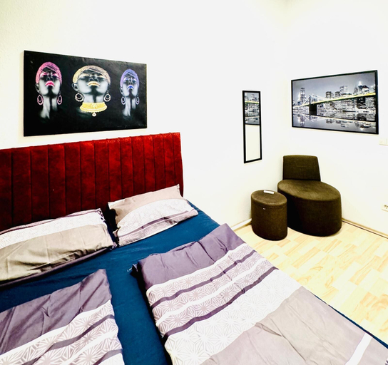 Room 3, Bright 4BR Apt for 8 Near FAC Platz, Wien