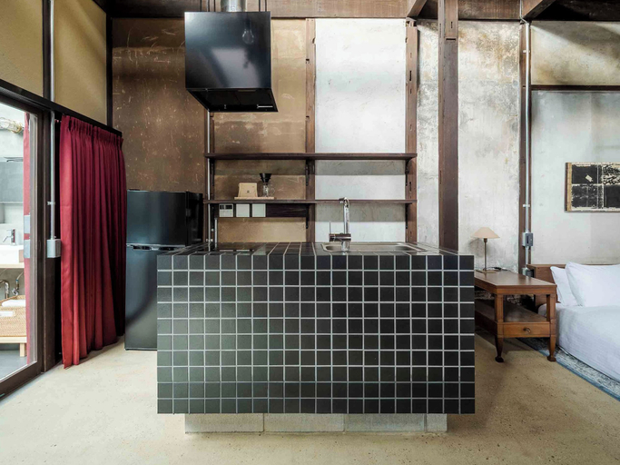 Private kitchen 5, Ruikou Machiya House, Kyoto