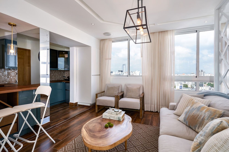 Room 5, Pano360 Studio Downtownsd Rooftop Hottub LUX, Distrito Nacional