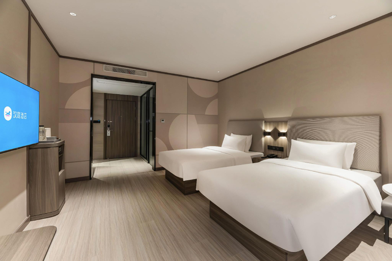 Bedroom 2, Hanting Hotel Nantong Rugao Port, Nantong