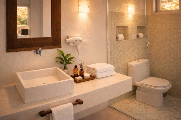 Bathroom 4, VILLA Palmeira Azul - Suíte de Charme, Porto Seguro