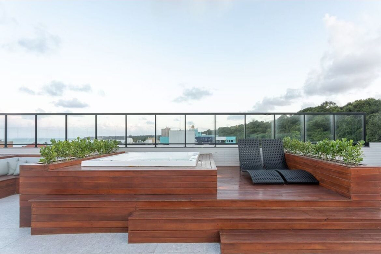 Terrace/patio, 509 Studio em Cabo Branco, João Pessoa