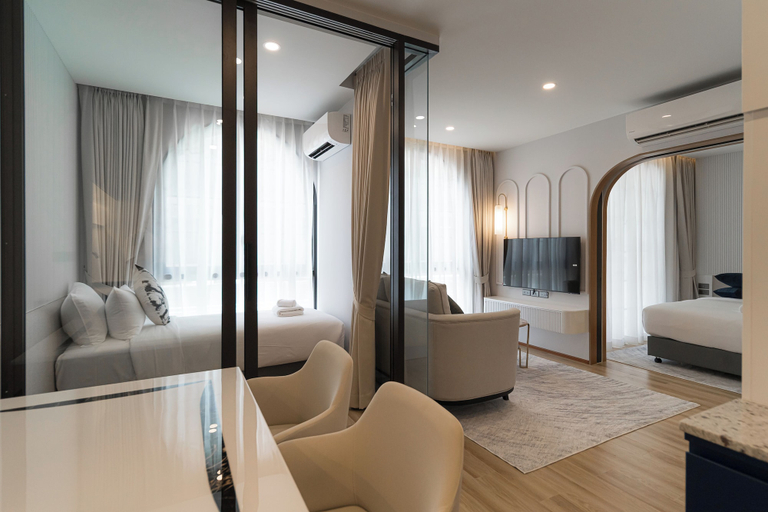 Living area 2, Above Element Bangtao Phuket by Arthouse Collection, Pulau Phuket
