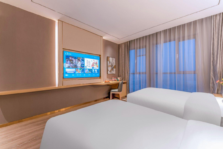 Bedroom 2, Orange Hotel Linyi Binhe Wanda Plaza, Linyi