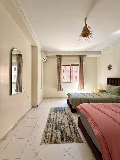 Room 4, 2-bedroom apartment for 6 in Gueliz, Marrakech