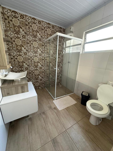 Bathroom 4, Hotel e Restaurante Santa Fe, Lages