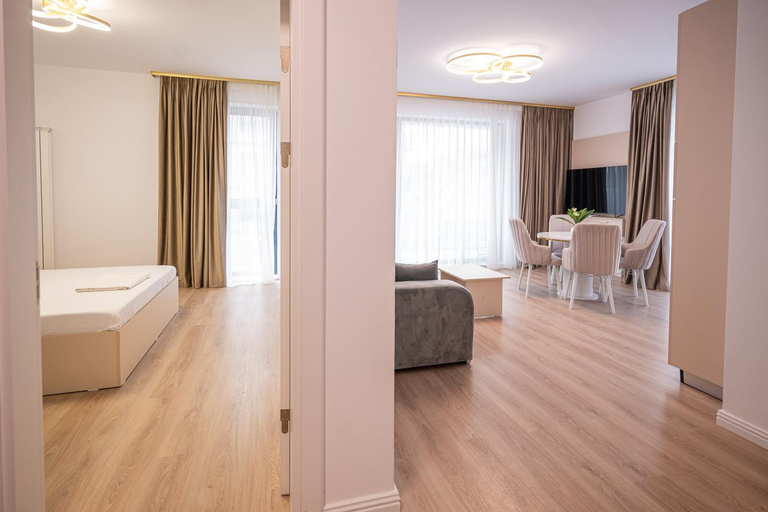 Bedroom 2, Seaside Mamaia Nord Apartamente Vedere la Mare, Navodari