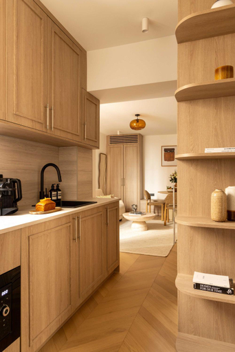 Kitchen 4, Refined Apartment a/c 1BR/2P - Saint-Germain, Paris