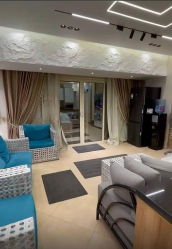 Bedroom 2, Luxury Beachfront Chalet in Ain Sokhna Families, 'Ataqah