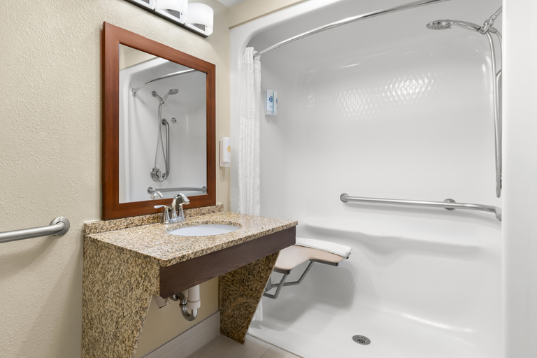 Bathroom 4, Comfort Suites Near Universal Orlando Resort, Orange