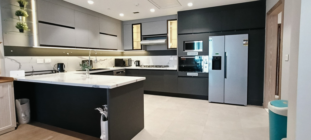 Private kitchen 2, ELITE Comfort 4BR Apartment AeonTowers, Sixth of October 1 City