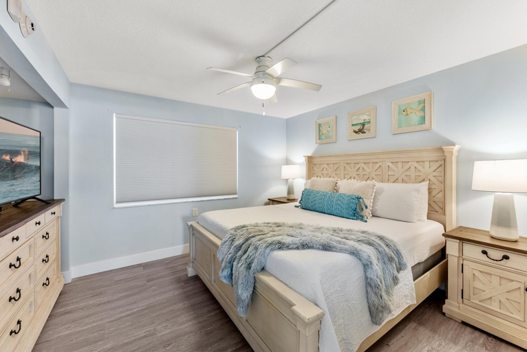 Bedroom 3, Paradise Beach Club - Oceanfront Ground Floor Condos with Heated Pool Pets Welcome, Brevard