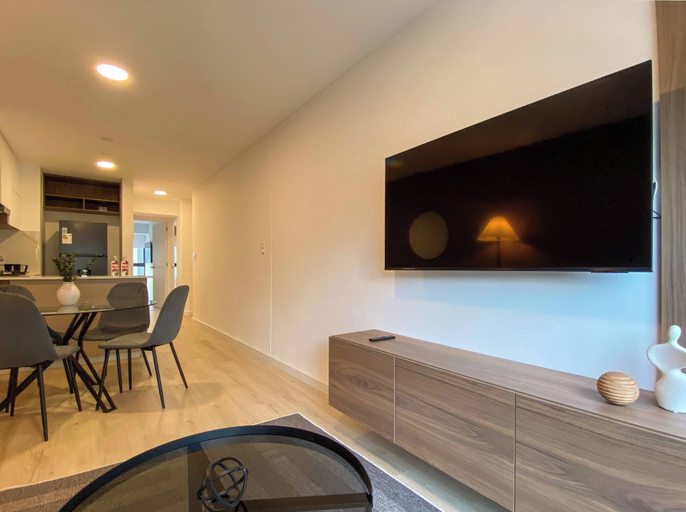 Room 3, w Modern Cozy 2BR in the Heart of San Isidro, Lima