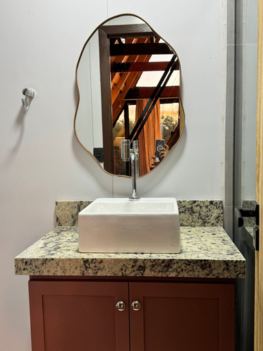 Bathroom 2, Chalé Folk Village Moderno com jacuzzi, Bonito