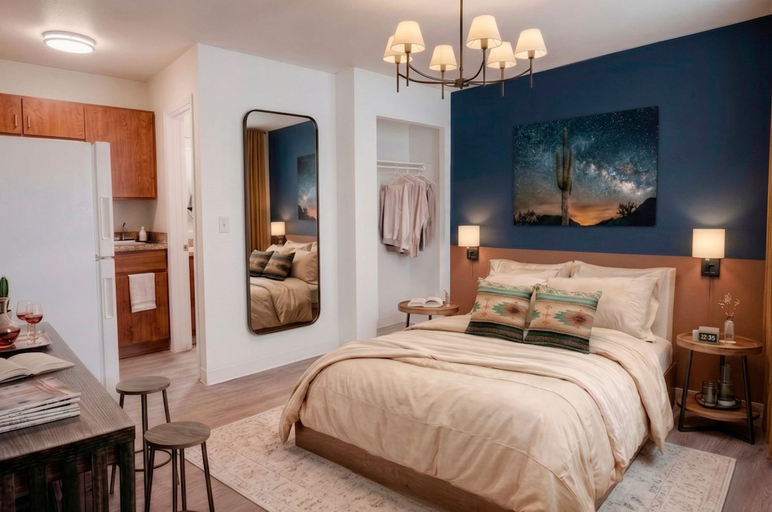 Room 5, Cozy Tolleson Studio with Pool Access, Maricopa