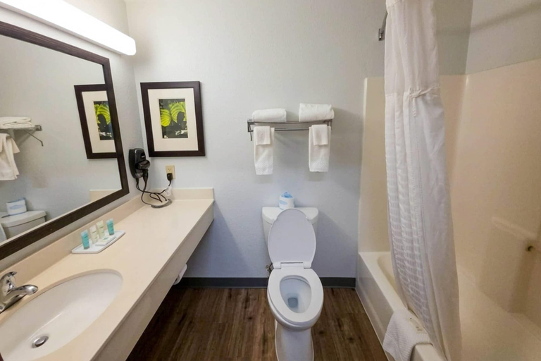 Bathroom 4, MainStay Suites Chicago Hillside, Cook