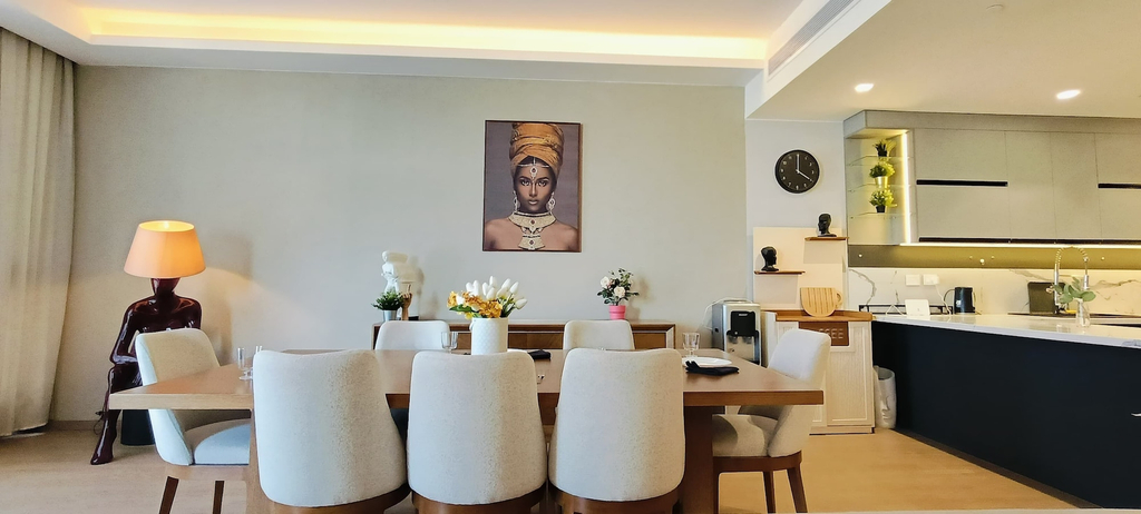 Dining 3, ELITE Comfort 4BR Apartment AeonTowers, Sixth of October 1 City