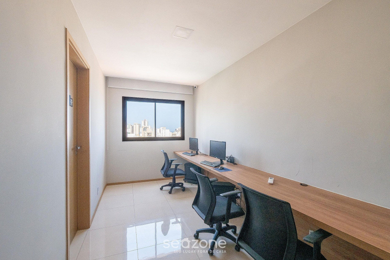 Business center, Full Apartments in Building w/ Pool & gym 500m From the Beach - Hpas, Salvador