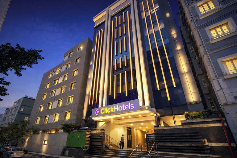 Exterior detail, Click Hotel Gachibowli Hyderabad, Hyderabad