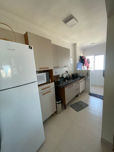Private kitchen 3, Apart Hotel - Condomínio - Norma Ignes, Praia Grande