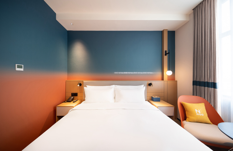 Bedroom 2, Nihao Hotel Anyang Linzhou Chang'an Road, Anyang