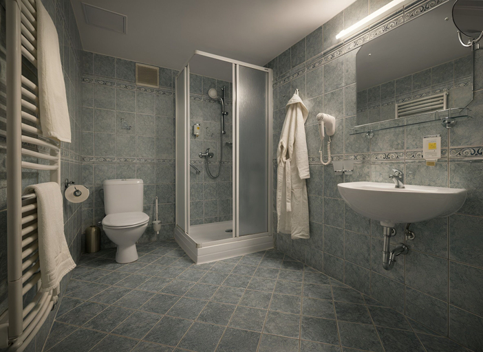 Bathroom 3, Lázeňský Hotel Pyramida I, Cheb