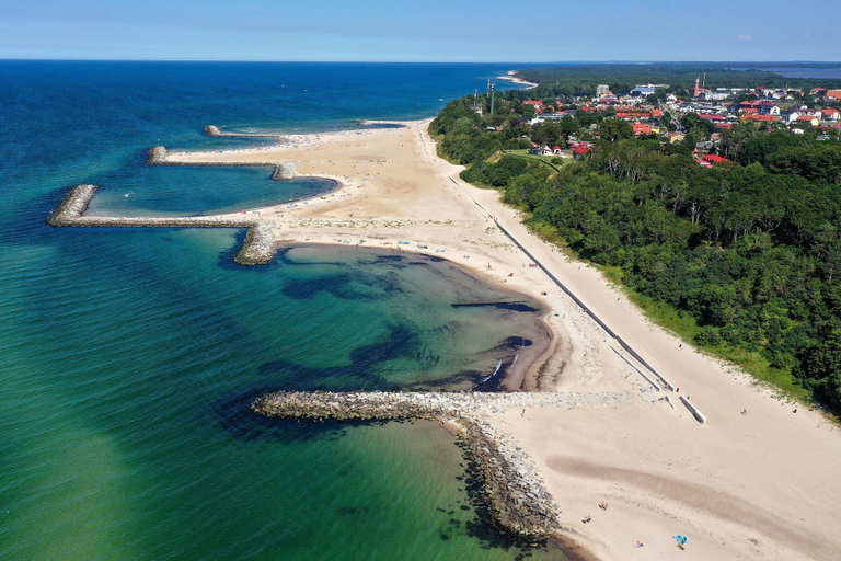 View from property 3, Two-story Holiday Homes With a Summer Pool, Sławno