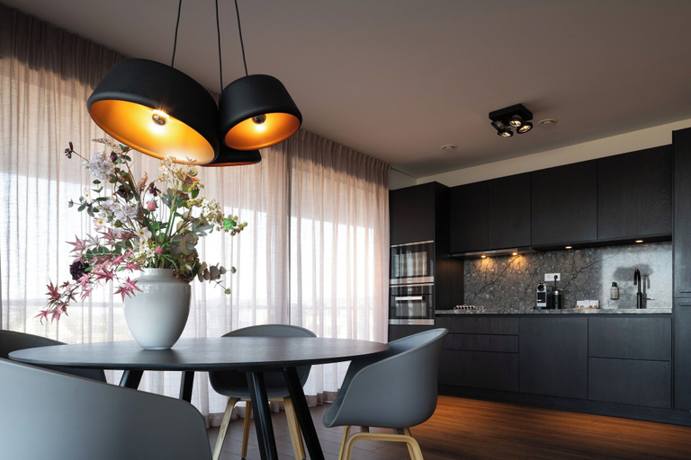Private kitchen 3, Luxury Seaview Apartment for 4, Bergen