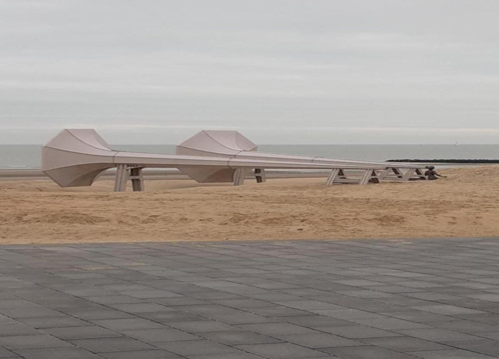 View from property 4, Steps From the Quiet Seaside Path, West-Vlaanderen