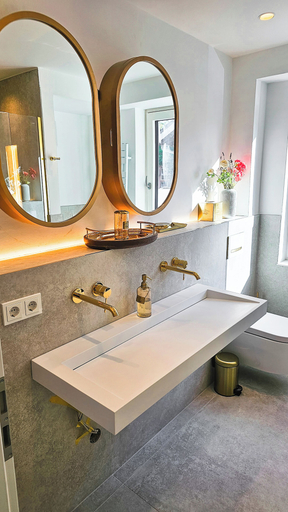 Bathroom 3, Luxus Neubau 65m2 City Wohnung in Munich, München