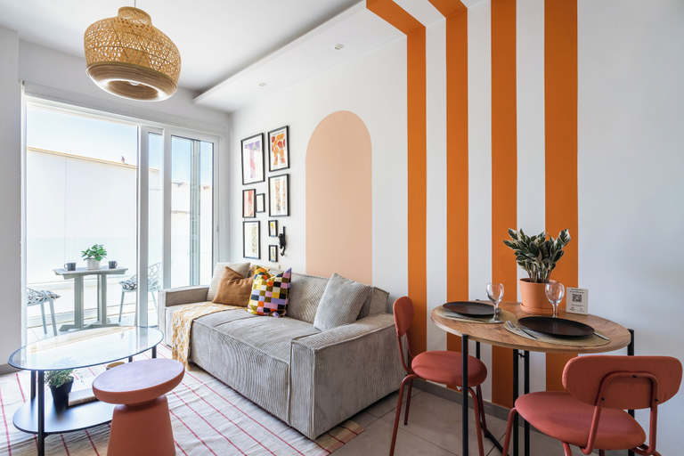 Living area 3, Made with love 1-BR By Finikoudes Beach, Larnaca
